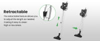 Aspiradora con cable Vactidy C6, succión potente de 18 kPa, caja de polvo de 800 ml, con cable de 7 m, motor de 600 W, filtro HEPA, anti-sobrecalentamiento/anti-escaldamiento - details 12