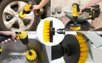 Vicyol S&D Juego de 8 Cepillos de Taladro Eléctrico de Diferentes Medidas con Adaptador M10 y Cerdas de Polipropileno para Limpieza de Tapicería, Coche, Baño, Azulejos, Piso, Paredes, Parilla. - details 2
