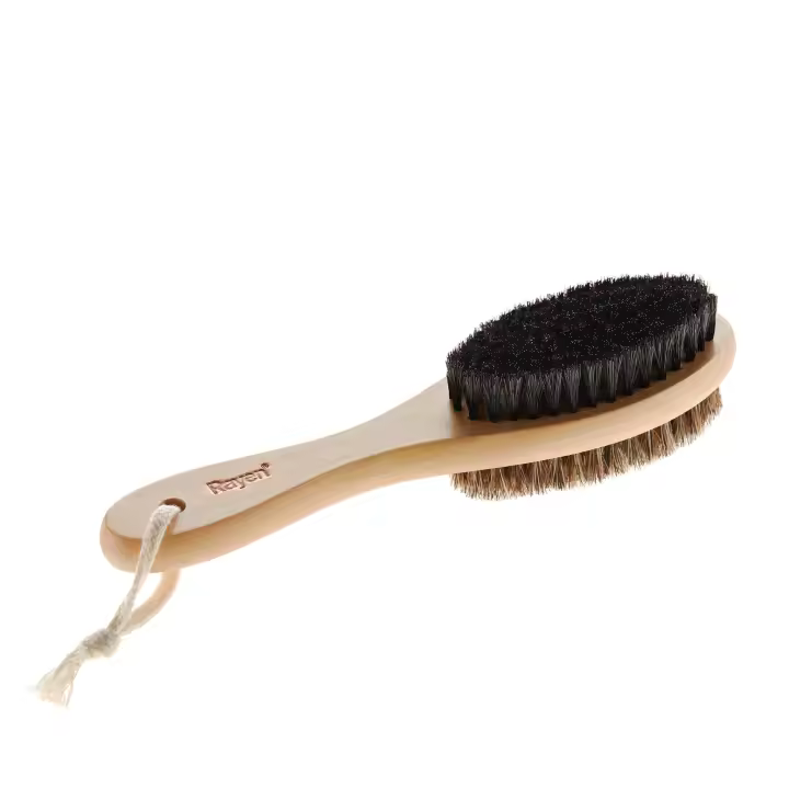 Rayen - Cepillo para Ropa de Madera con Cerdas Naturales de Doble Cara - 1