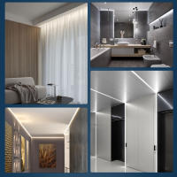 Tira De LED COB Flexible 5M 12V Con 320 Diodos Luz Lineal Dimmable Para Decoración De Habitaciones No Impermeable Con Chip SANAN - details 10