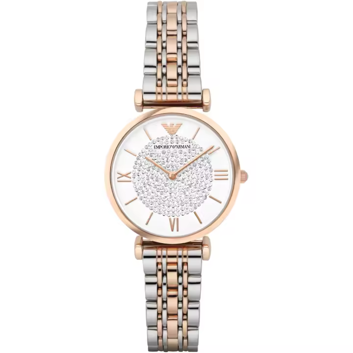 Emporio Armani Reloj Mujer AR1926, con calendario, Incluye Caja Original, Diámetro: 32MM - 1