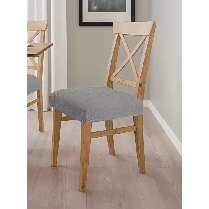 GFD Textiles- Fundas de Sillas Ajustables Salón Comedor, Funda Asiento Jacquard Protectoras elásticas, Fundas Desmontables Suaves Antimanchas Lavables - 1