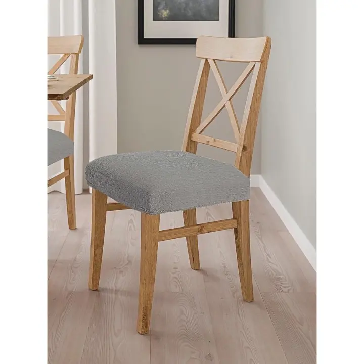 GFD Textiles- Fundas de Sillas Ajustables Salón Comedor, Funda Asiento Jacquard Protectoras elásticas, Fundas Desmontables Suaves Antimanchas Lavables - 1