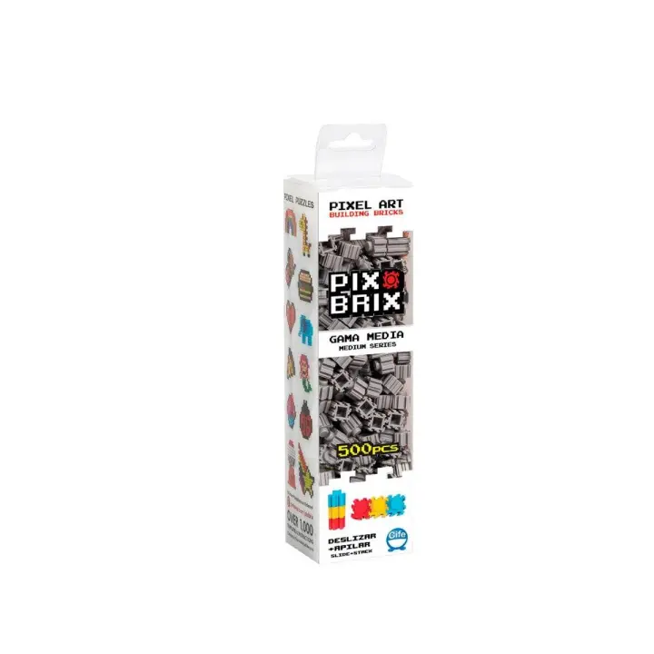 Pix Brix 500 Piezas Gris - 1