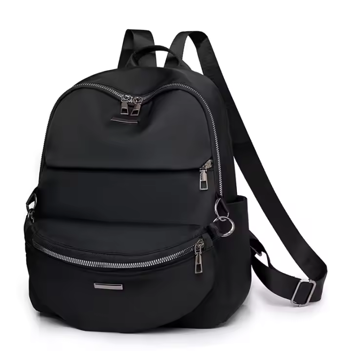 Mochila de tela de Nailon de otoño, Nueva Mochila De Ocio de color sólido a la moda, Bolsa de viaje de Pequeño capacidad - 1