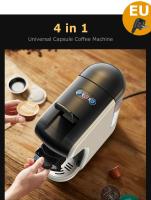 HiBREW Cafetera de cápsulas H1A, cafetera multicápsulas 4 en 1, compatible con cápsulas DG/Nes/ESE/café molido, Parada automática, Modos de café caliente y frío, Espresso perfecto, Blanco - details 4