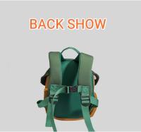 Mochila de piel sintética, minimochila, bonita, ligera, tipo hongo (verde) - details 2