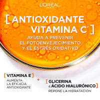 L'OREAL PARIS | Revitalift Clinical Sérum [arrugas-tono-poros] con 12% de Vitamina C pura + vitamina E + ácido salicílico 30ML + Revitalift CREMA GEL VITAMINA C piel luminosa y poros reducidos 50ML + Fluido Hidratante Anti-UV Diario con Vitamina C 50ml - details 2