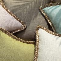 Cubiertas De Almohada De Lino Y Algodón 1/2pcs Con Borde Tricotado Y Volante Para Cojín De Tiras De Lino Estilo Rústico Para Hogar - details 5