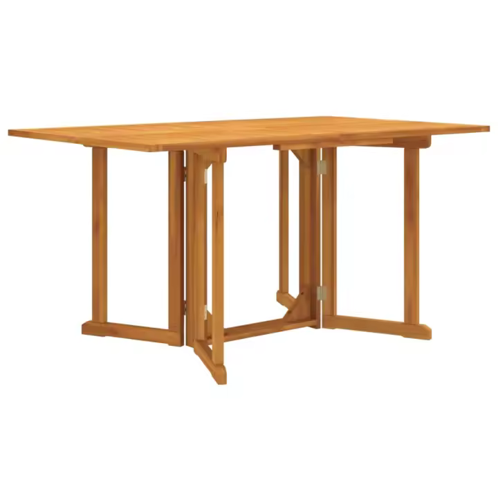 Mesa de Jardín plegable Mariposa Madera de Teca 150x90x75 cm - 1