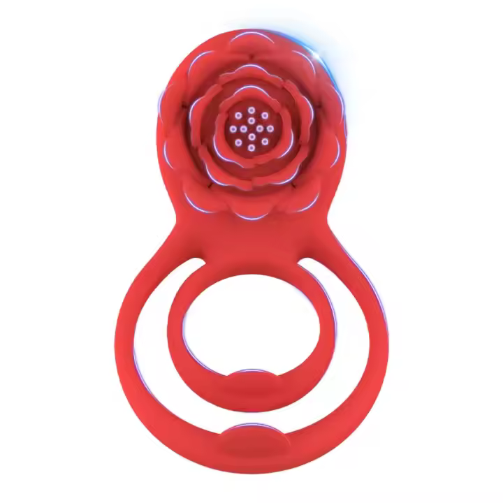 Anillo De Poderoso Vibrador Control Remoto Para Hombres Estimulador De G-Spot Y Clítoris Juguetes Sexuales Para Adultos Material De Silicona - 1