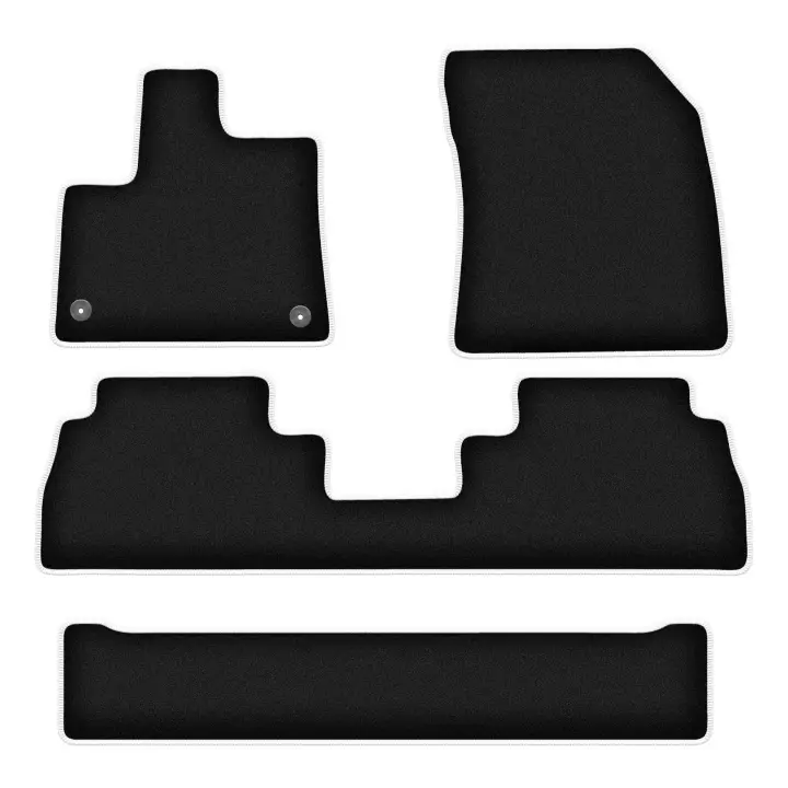 Alfombrillas CARLUX-SILVER para Opel Combo E Life 7 plazas (2018-) - 1
