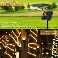 Cadena De Luces LED Solar Para Jardín Decoración Navideña Exterior Guirnalda Fairy Strip 22M/12M/7M Incluye Bombillas Fuente De Energía Solar Protección IP65 - details 2