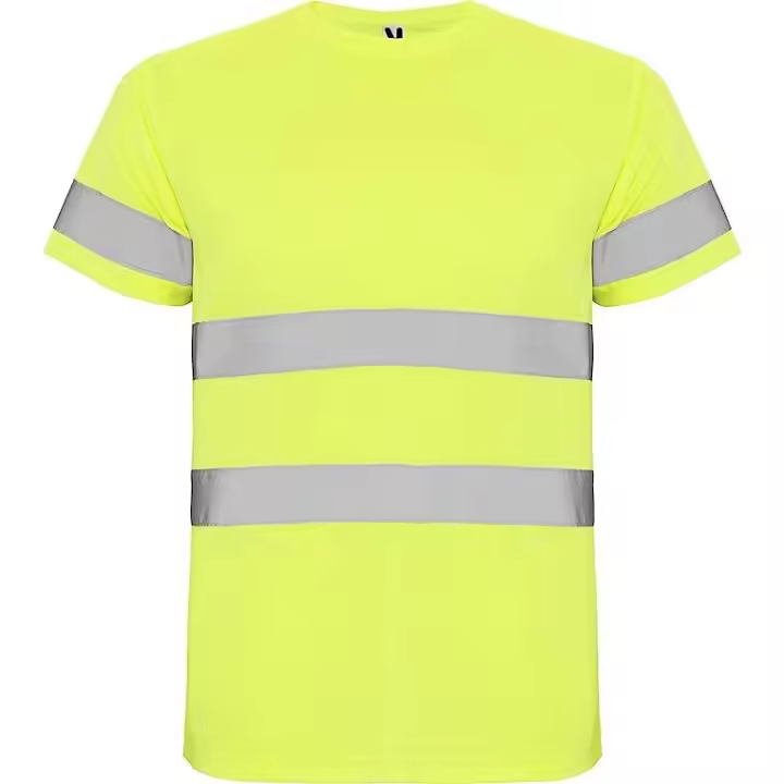 Camiseta Técnica Alta Visibilidad Roly Manga Corta Cinta Reflectante Transpirable - 1