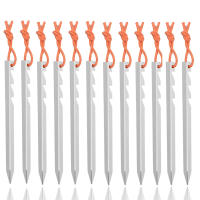 12Pcs Juego De 18cm Aluminio Fuerte Palos De Tenda Para Camping Exterior Accesorios De Viaje Láminas De Tierra Ultraligero - details 7