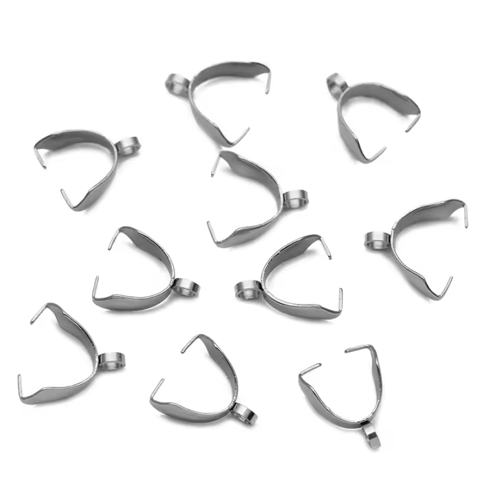 30pcs Clip De Colgante De Acero Inoxidable En Color Oro Para Cadenas Y Pulseras Hecho a Mano Para Fabricación De Joyería - 1