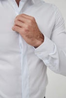 Everlyx - Camisa Blanca con Botones Cubiertos - Modelo Franchesco - Hombre - Ocasiones Elegantes - Corte recto - WHT-09-4 - details 0