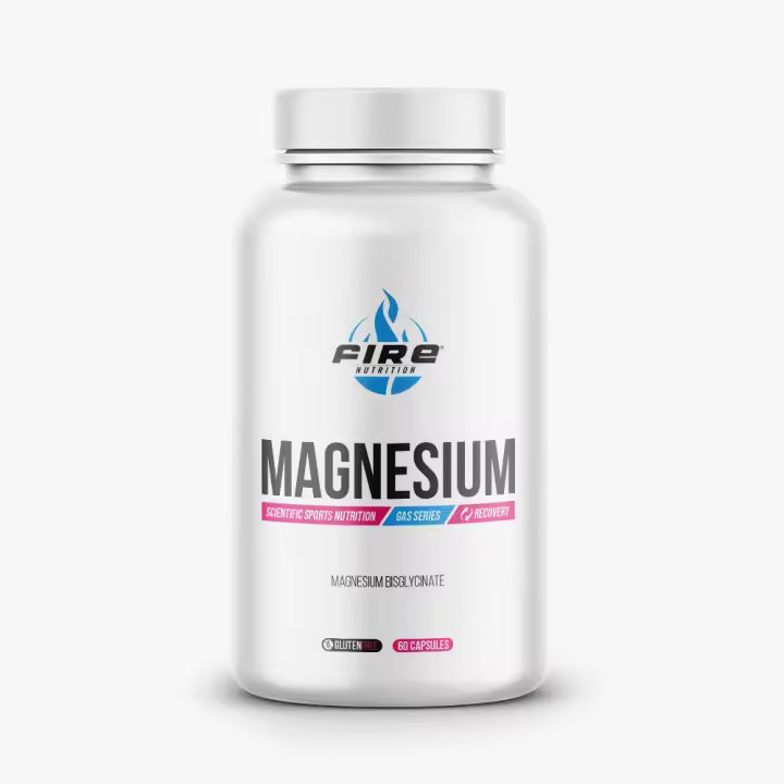 Fire Nutrition - Gas Series Magnesium 60 Caps - Bisglicinato de Magnesio - Gluten Free - Sin Gluten … - 1