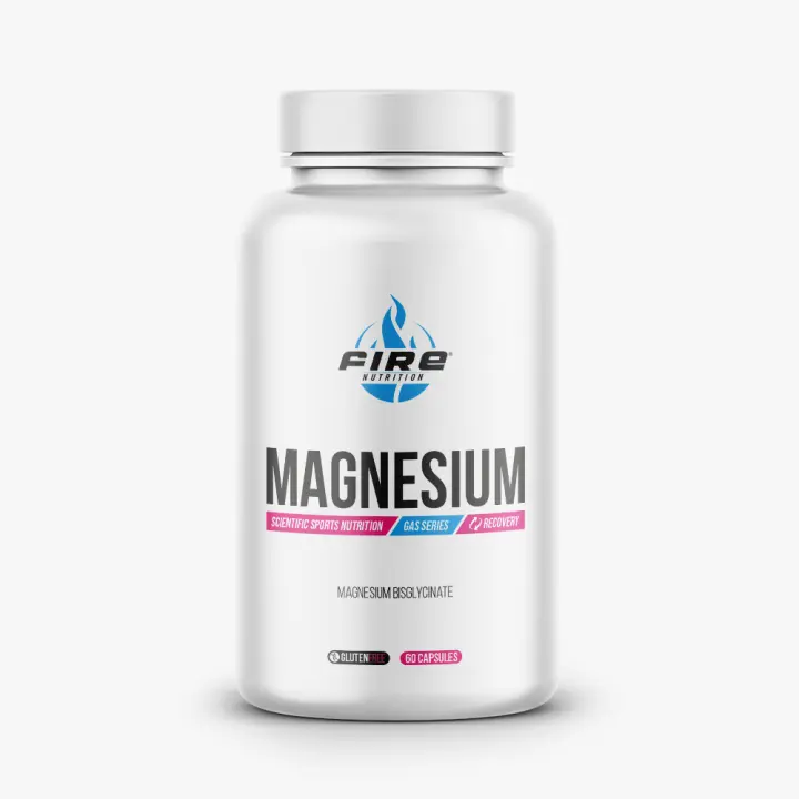 Fire Nutrition - Gas Series Magnesium 60 Caps - Bisglicinato de Magnesio - Gluten Free - Sin Gluten … - 1