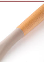Juego De Utensilios De Cocina De Silicona 12 Piezas Color Khaki Con Mango De Madera Seguros Para Cocinar Herramientas De Cocina No Pegajosas - details 7