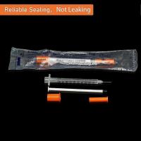 Jeringa de U-100 de 1ml with Aguja, 31G 1Cc 5/16 pulgadas (8mm), suministros de Mediciónlaboratorio, envuelve individualmente, paquete de 20 - details 3