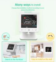 Termostato Inteligente Inalámbrico WiFi Tuya Para Calefacción De Boilera Programable Control Remoto De Temperatura De Habitación Compatible Con Alexa Google - details 9
