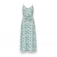 Vestido azul Tiffosi con nido de abeja y cinturón, ideal para un look adaptable y chic. - details 5