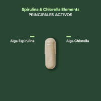Espirulina y Chlorella 1800mg -  Energía - BIO-disponible y  Vegana - 180 Cápsulas de Algas de Espirulina y Chlorella - Spirulina Vegana - 180 Cápsulas Nutralie - details 2