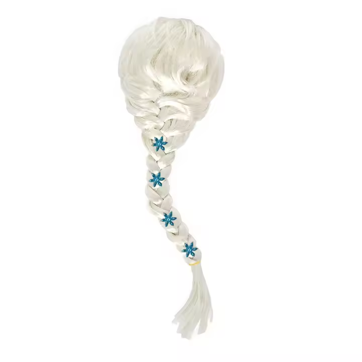 Pelucas De Cosplay De Elsa Para Niñas Princesa De La Reina De La Nieve Peluca De Disfraz Para Fiesta De Halloween Carnaval Purim Máscara - 1