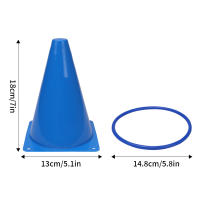 Juego De Barricadas De Fútbol Con Bucket De Señal 18cm Durables Y Anticaídas Material Protector Medio Ambiente Para Entrenamiento - details 9