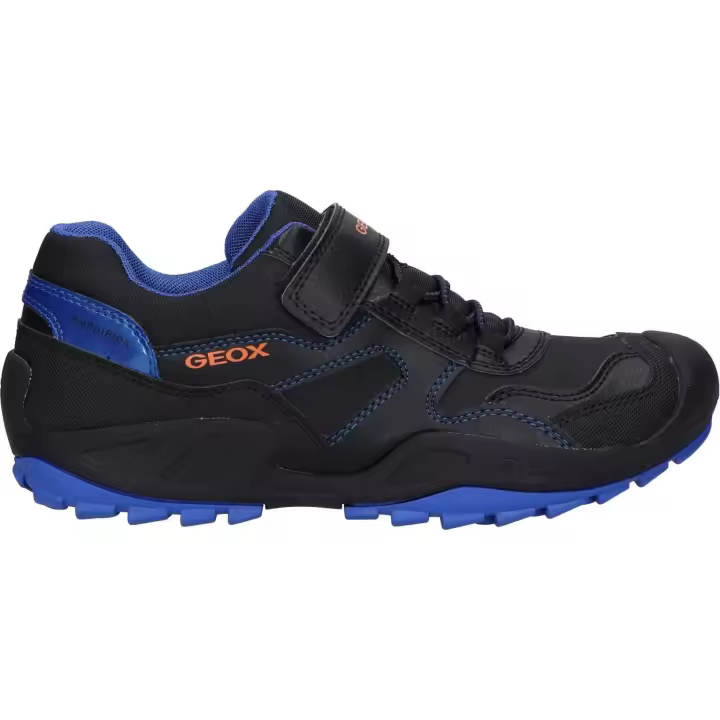 Geox j261wc 050bu j new savage c0455 black-royal boys' sneakers - 1