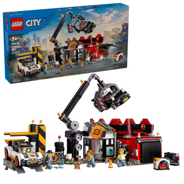 LEGO CITY 60472: Desguace con Coches - 1