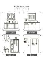 Cortinas De Encaje Cortas Vintage Pastoral Para Cocina Partition De Puerta Cortinas De Librería Y Armario Translúcidas Para Ventanas - details 10