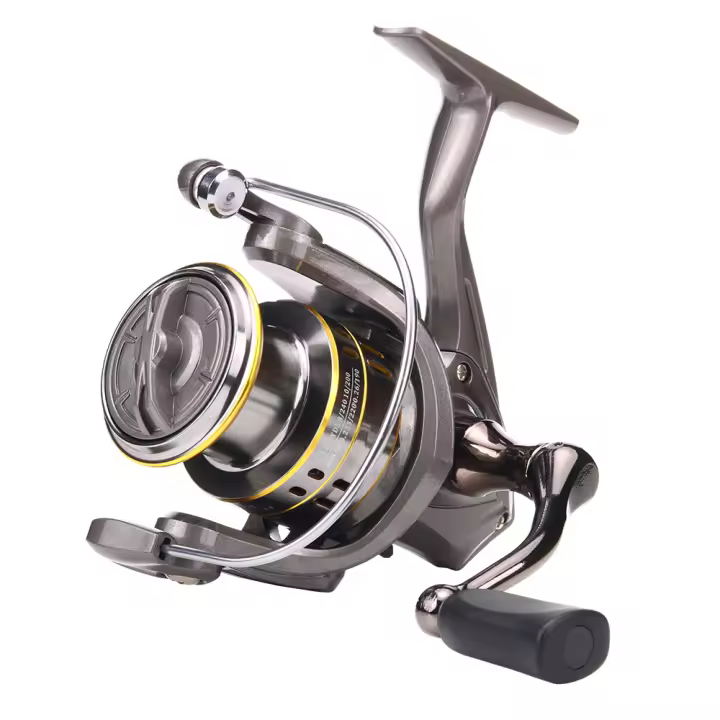 BAKAWA Carrete De Pesca Spinning Metal Serie 800-7000 5.2:1 Ratio De Engranajes Carrete De Hilo Para Agua Dulce Y Salada - 1
