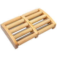 Rodillo De Masaje Para Pies De Madera Alivia La Fatiga Y El Dolor En El Talón Relaxación Muscular Plantar Desbloqueo Linfático - details 4