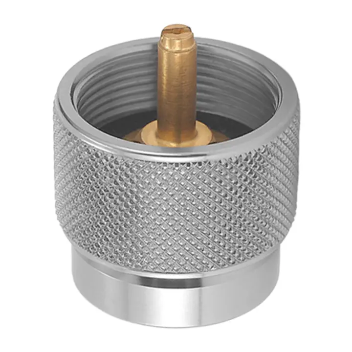 Adaptador De Estufa Para Camping Longitudinal Propano Válvula De Acero Aluminio Butano Adaptador De Tanque De Gas Para Actividades Al Aire Libre - 1