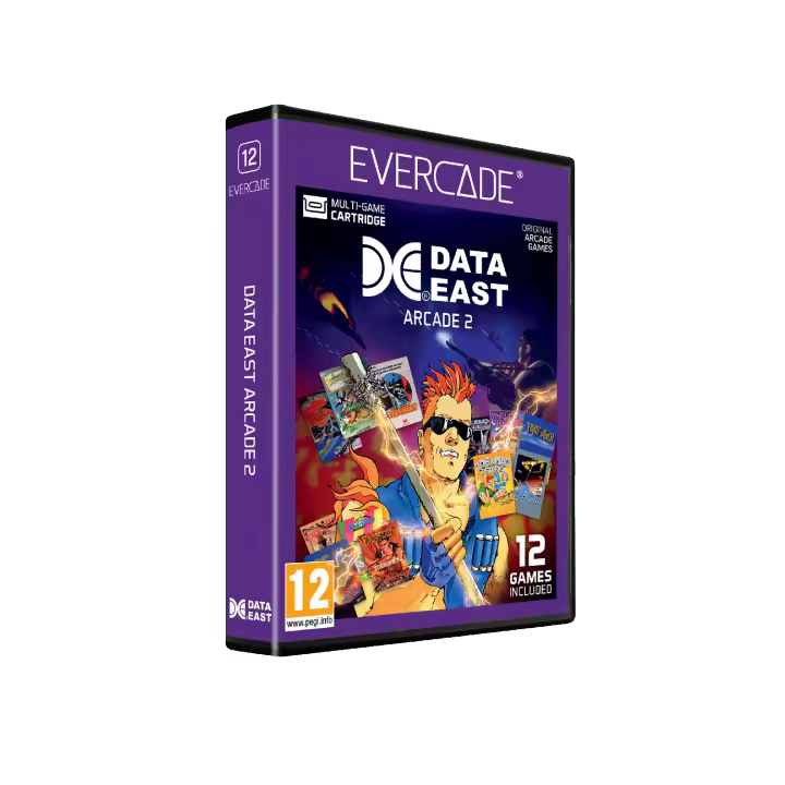 Cartucho Evercade Data East Arcade Collection 2 - Nuevo precintado - PAL España - 1