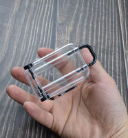 Organizador De Escritorio Mini En Forma De Troleo Caja De Almacenamiento Para Clips Transparente Plástico Adorno Pequeño Para Escuela Y Oficina - details 2