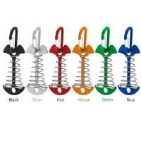 1/5Pcs Ganchos De Tenda Ajustables Con Resorte De Piso Para Acampar Palos De Suelo De Forma De Pescuezo Anclaje Para Tenda Y Awning Accesorios Para Deporte Al Aire Libre - details 14