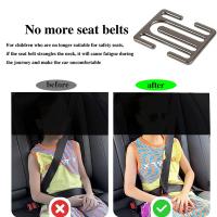 Protector De Cinturón De Seguridad Para Coche Ajustador Antigolpes Para Hombros Infantiles Cubierta Para Hebilla De Cinturón - details 6