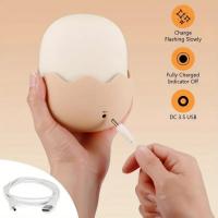 Lámpara De Noche Con Sensor Táctil De Huevo De Pato Silicón Luz LED Para La Mesa Certificación Ce FCC ROHS Fuentes De Alimentación DC - details 3