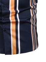 Camisa Casual Para Hombre FGKKS 2024 De Tendencia Estampada De Alta Calidad High Street Wear De Verano Con Cuello En V Y Mangas Largas - details 4