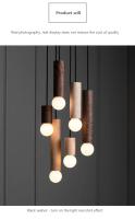 Lámpara Colgante Nórdica De Madera Decorativa Para Hogar Iluminación Interior Para Sala De Estar Dormitorio Estudio Fuente De Luz AC 90-260V - details 12