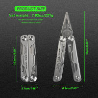 Herramienta Multifuncional De Bolsillo 20 En 1 Con Destornillador Regalo De Navidad Para Padre Y Madre Herramienta Portátil De Acero Inoxidable - details 2