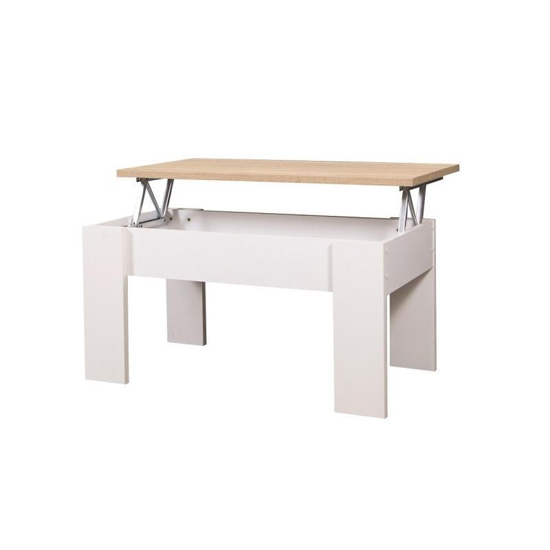 Mesa de centro elevable modelo Gala para salón - varios colores disponibles. Sencilla y económica.