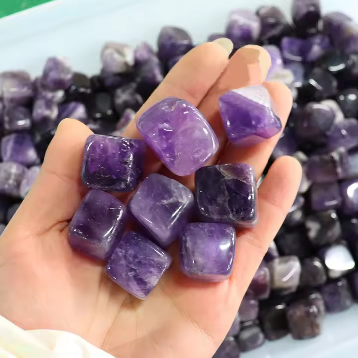 Set De 10 Piedras De Cuarzo Naturales Para Sanación De Los Chakras Joyería De Cristal Pulido Para Aliviar El Estrés Y La Ansiedad Regalo Para Mujeres - 1