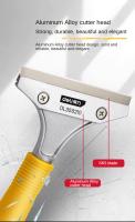 Pala Multifuncional De Acero Inoxidable Deli Para Limpieza Del Hogar Y Jardín Con Cuchilla Retráctil Para Pintura Y Azulejos 600mm - details 3