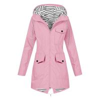 Chaqueta De Ropa De Aventura Para Mujer Impermeable Y Antigolpes Con Capucha Para Senderismo Y Exteriores Con Bolsillo - details 1