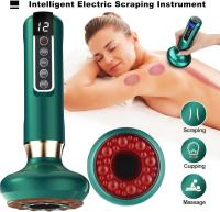 Rising FF - Máquina de raspado eléctrico con ventosas para limpiar meridianos, cepillo universal para el hogar, ventosas para la espalda, columna de acero, compresa caliente - details 0