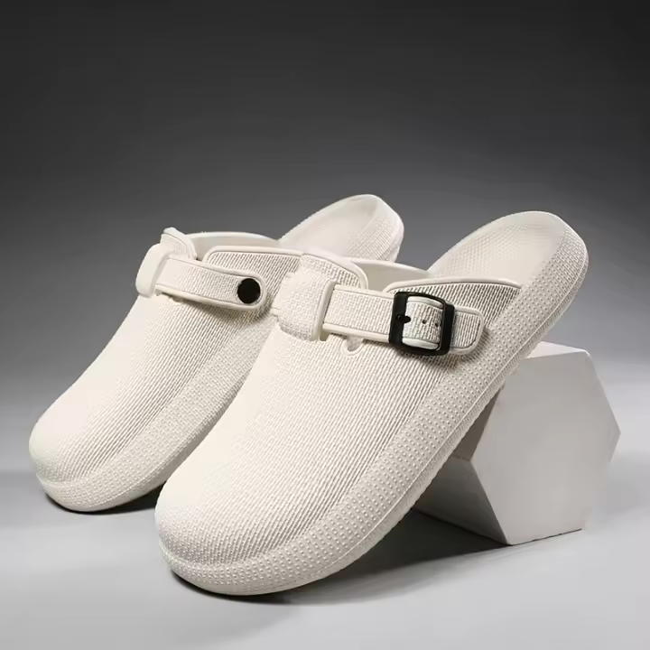 Zapatillas De Hombre EVA Ligera Y Transpirable Zapatillas De Playa Impermeables Y Antigolpes Para Exterior Clogs Pareja Sandalias Casuales Para Jardín - 1